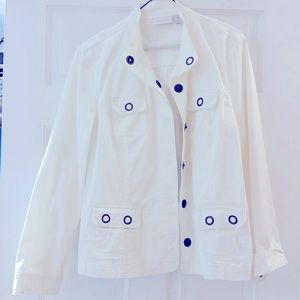 CHICOS WHITE JACKET
